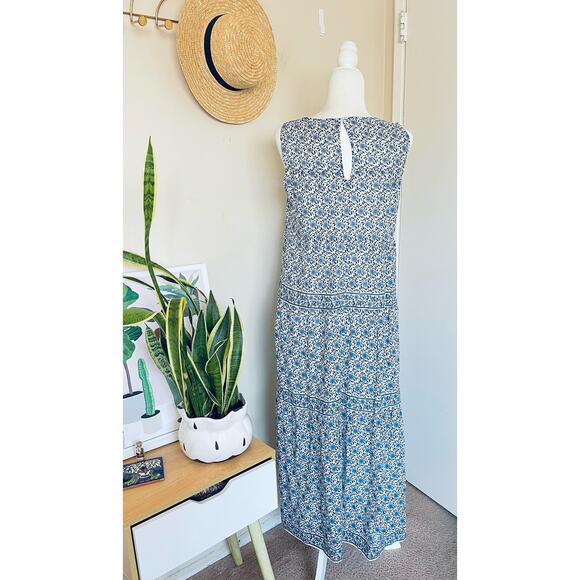 Max Studio Floral Sleeveless Tiered Maxi Dress - Picture 2 of 6